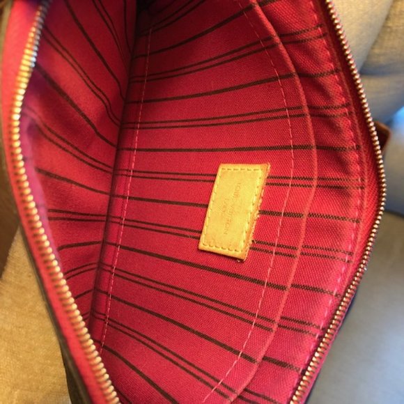 REMOVING 5-12 LOUIS VUITTON Neverfull MM Monogram Cerise - Picture 16 of 17